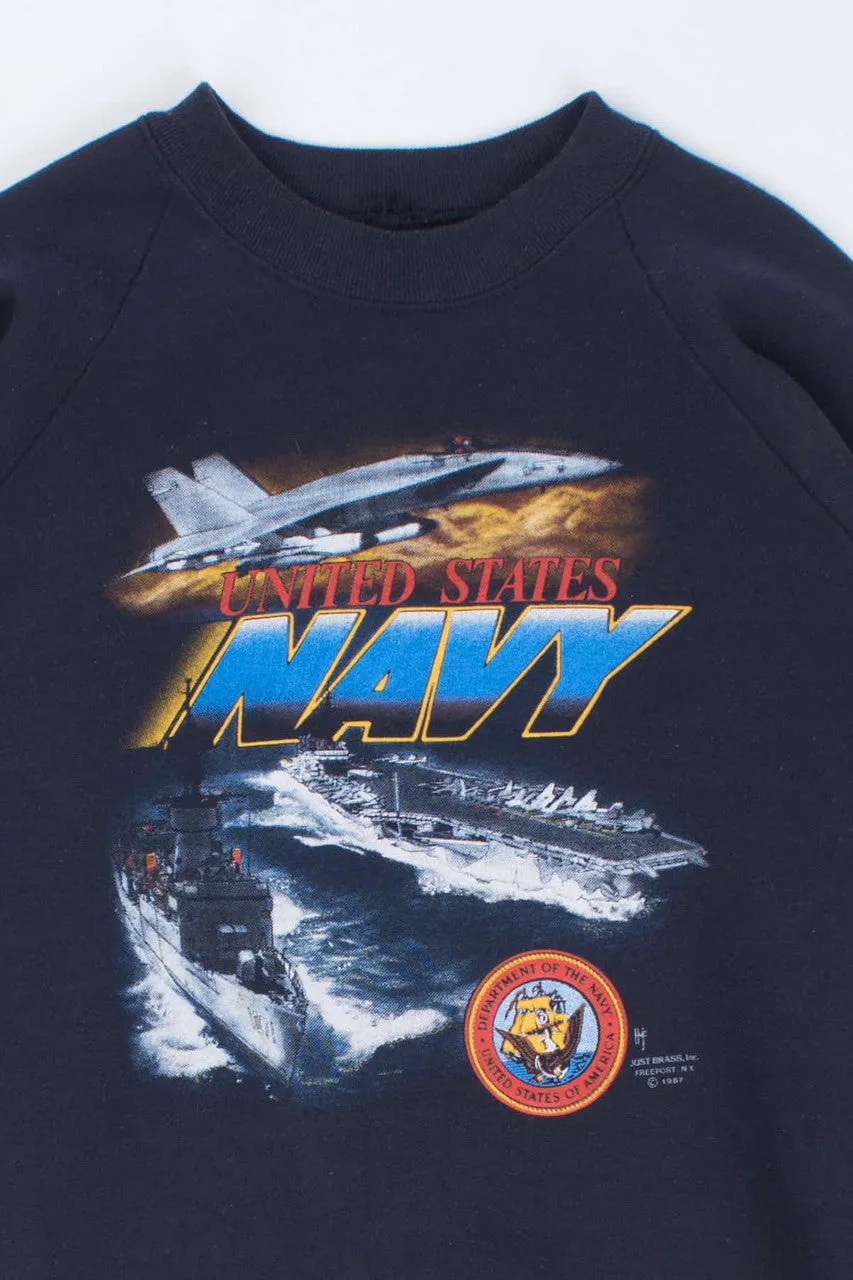87' US Navy Vintage Graphic Sweatshirt