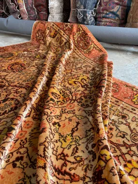 8x12 Antique Soft and Silky Tribal Oushak Rug #3405