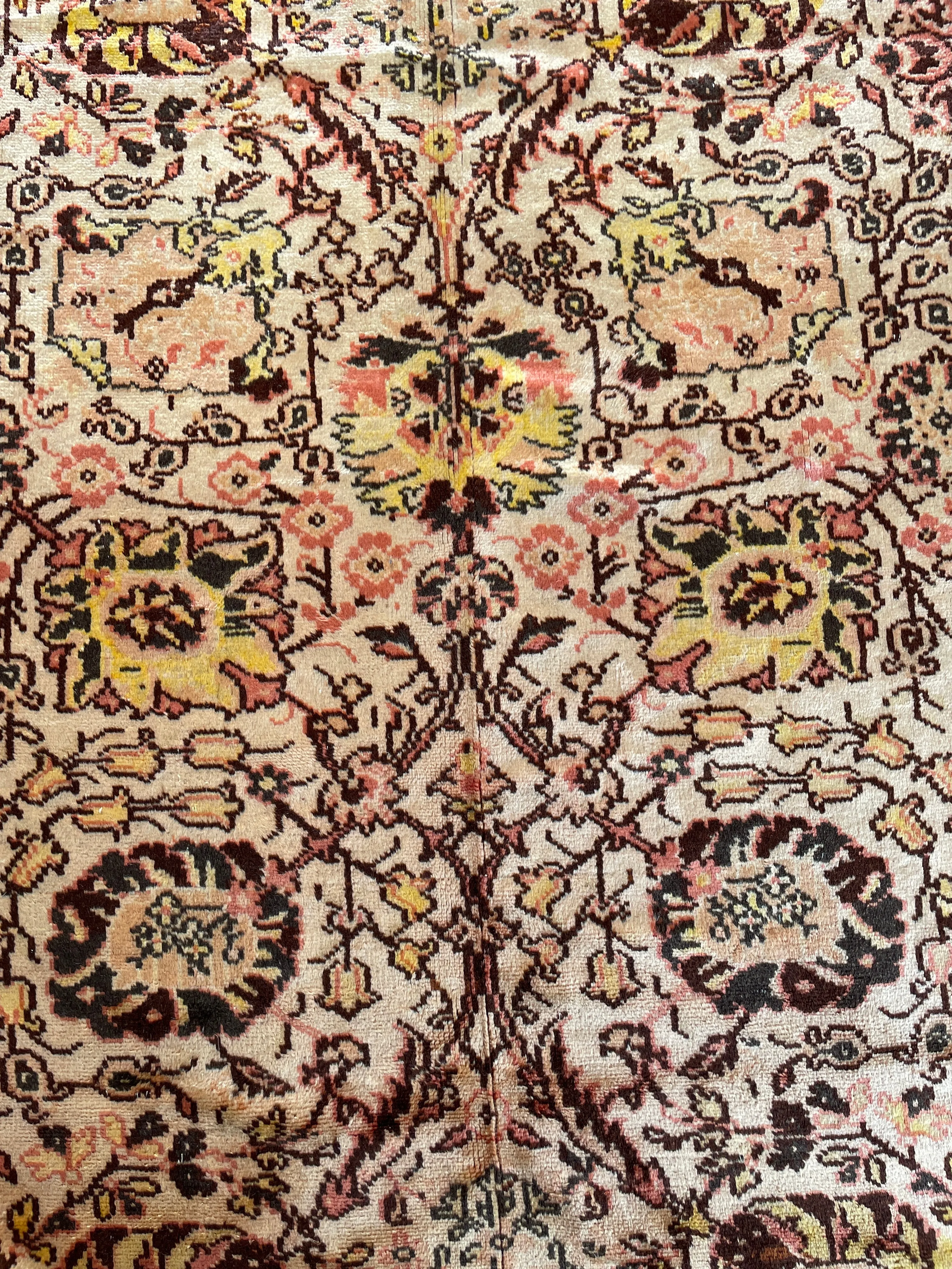 8x12 Antique Soft and Silky Tribal Oushak Rug #3405