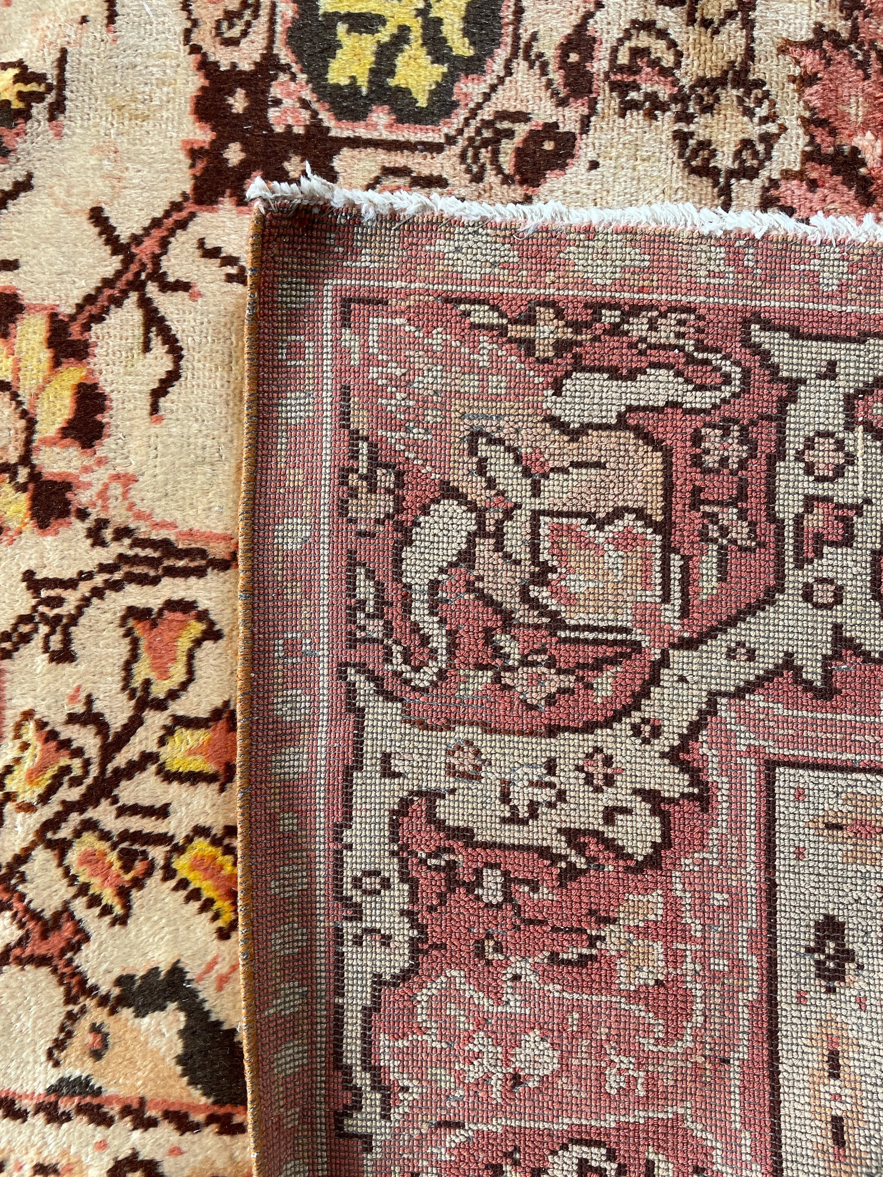 8x12 Antique Soft and Silky Tribal Oushak Rug #3405