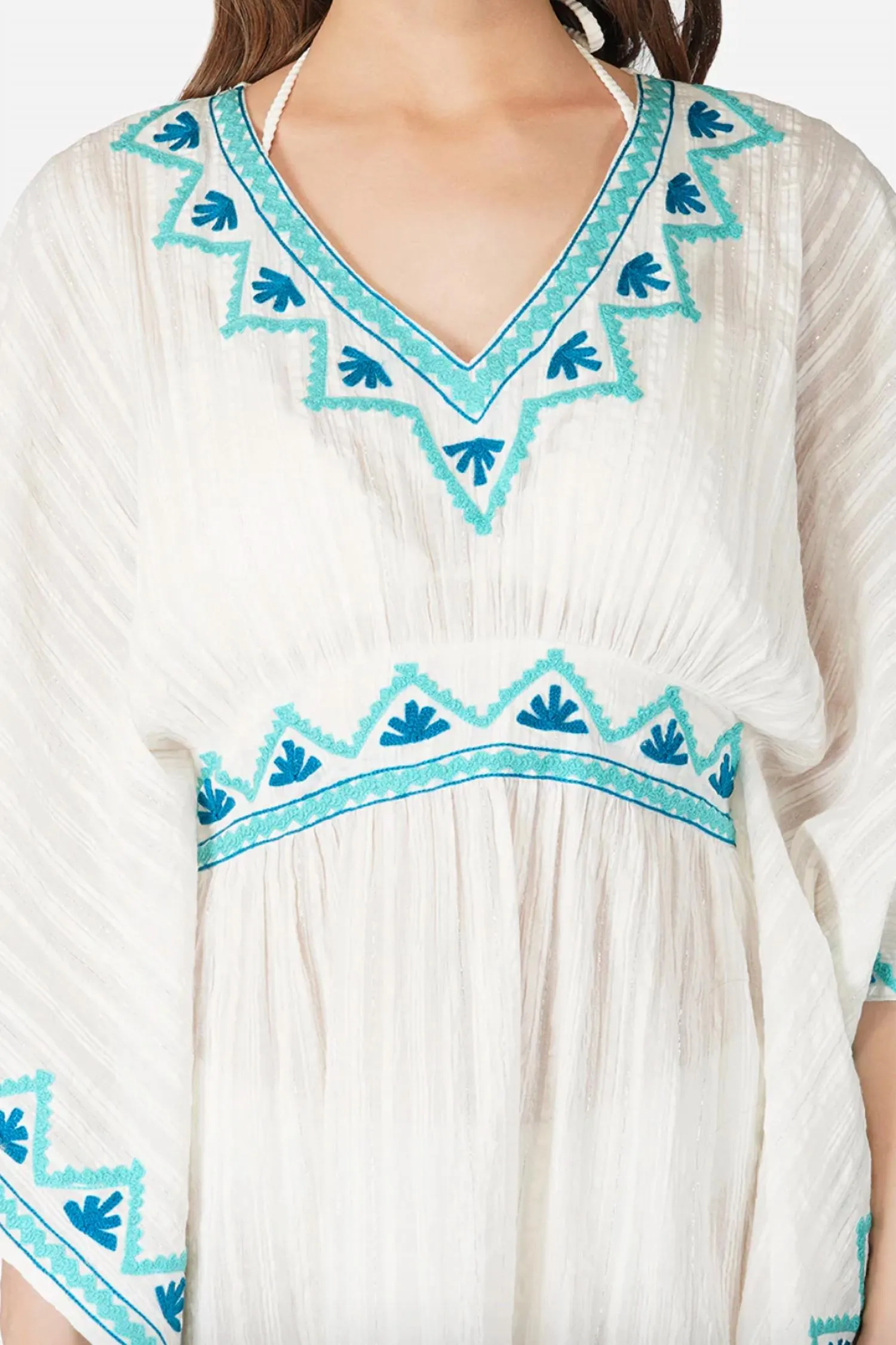 America & Beyond - EMBROIDERED KAFTAN