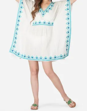 America & Beyond - EMBROIDERED KAFTAN