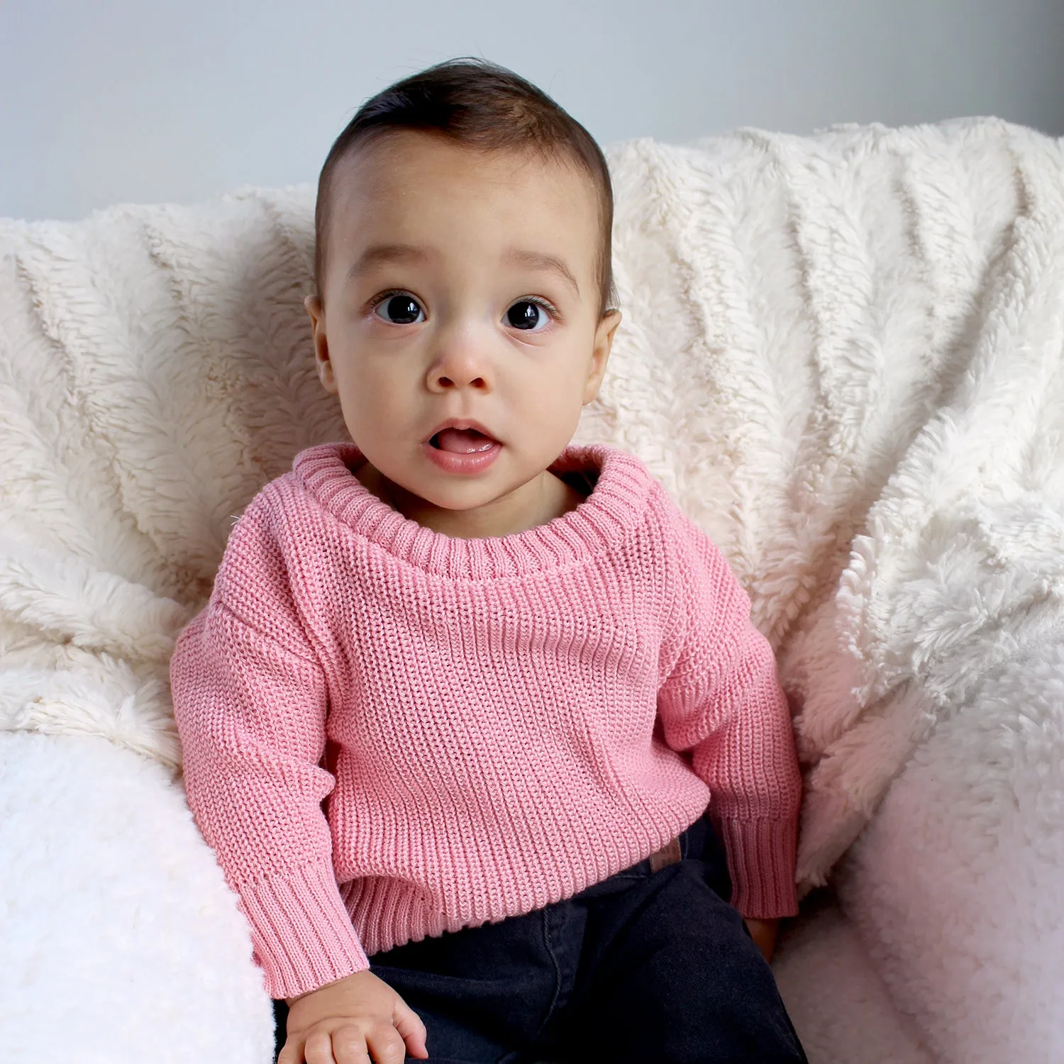 Baby and Toddler Lightweight Pullover Knit Sweater