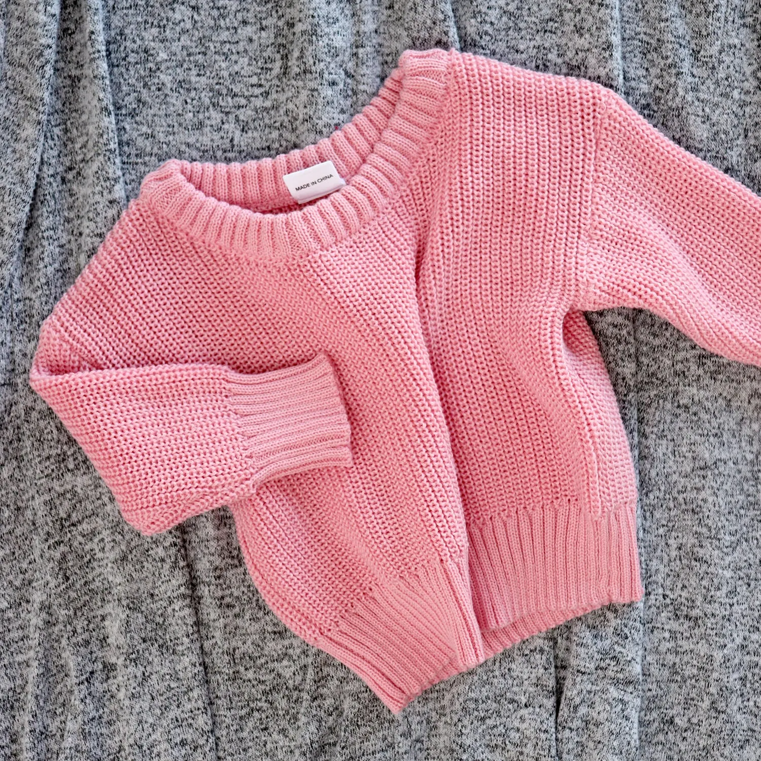 Baby and Toddler Lightweight Pullover Knit Sweater