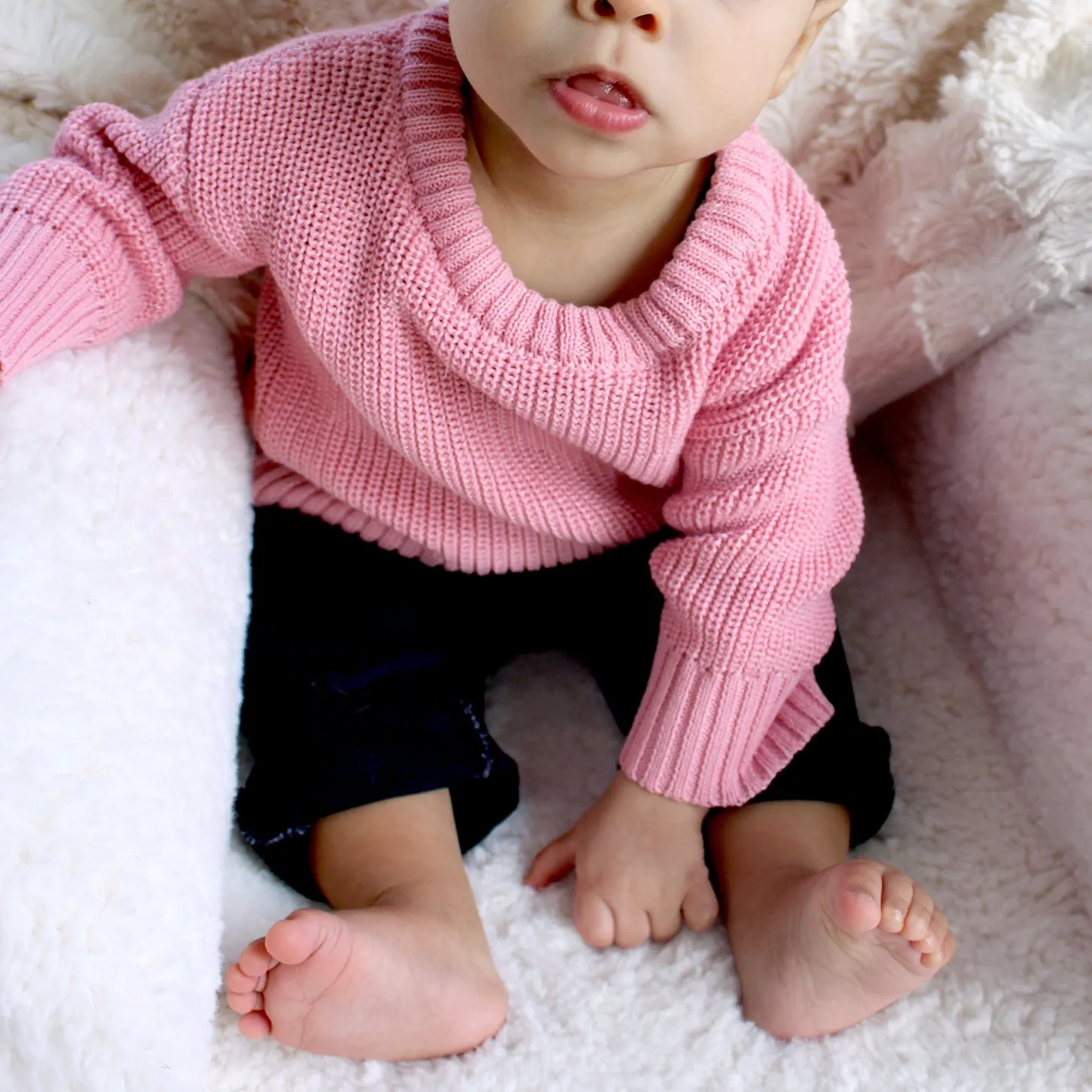 Baby and Toddler Lightweight Pullover Knit Sweater