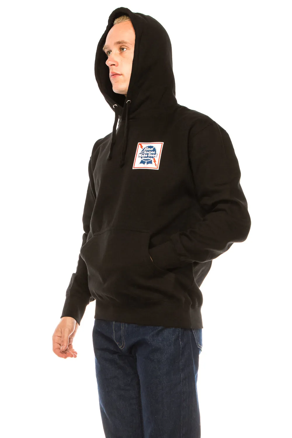BAD CHOICES MAKE GOOD STORIES PULL OVER HOODIE