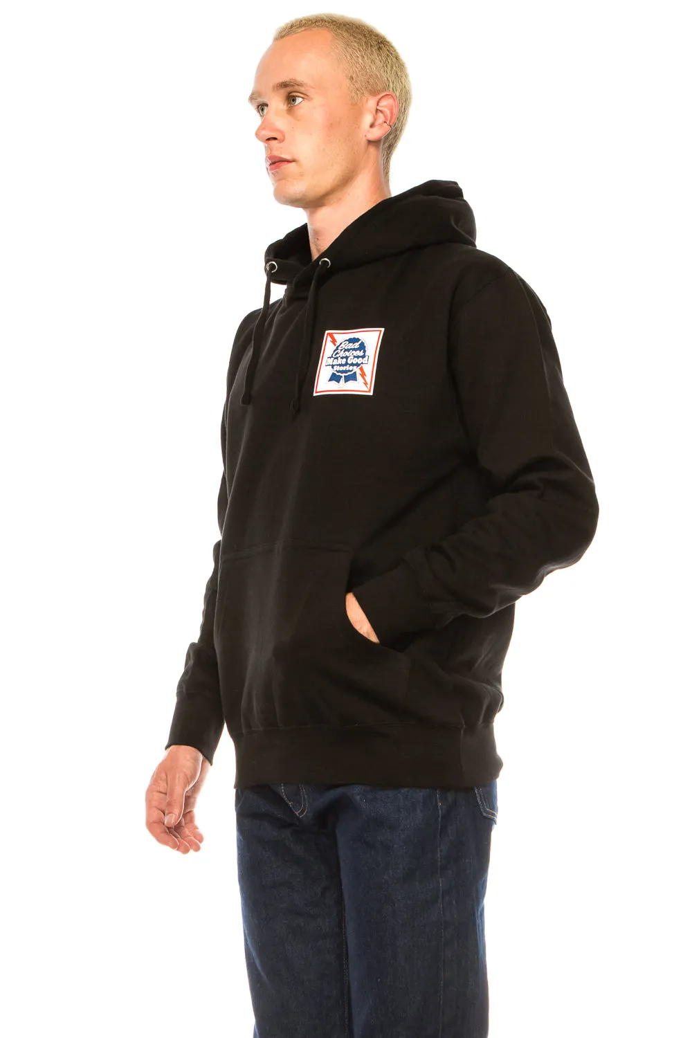 BAD CHOICES MAKE GOOD STORIES PULL OVER HOODIE
