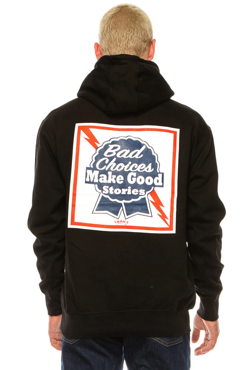 BAD CHOICES MAKE GOOD STORIES PULL OVER HOODIE