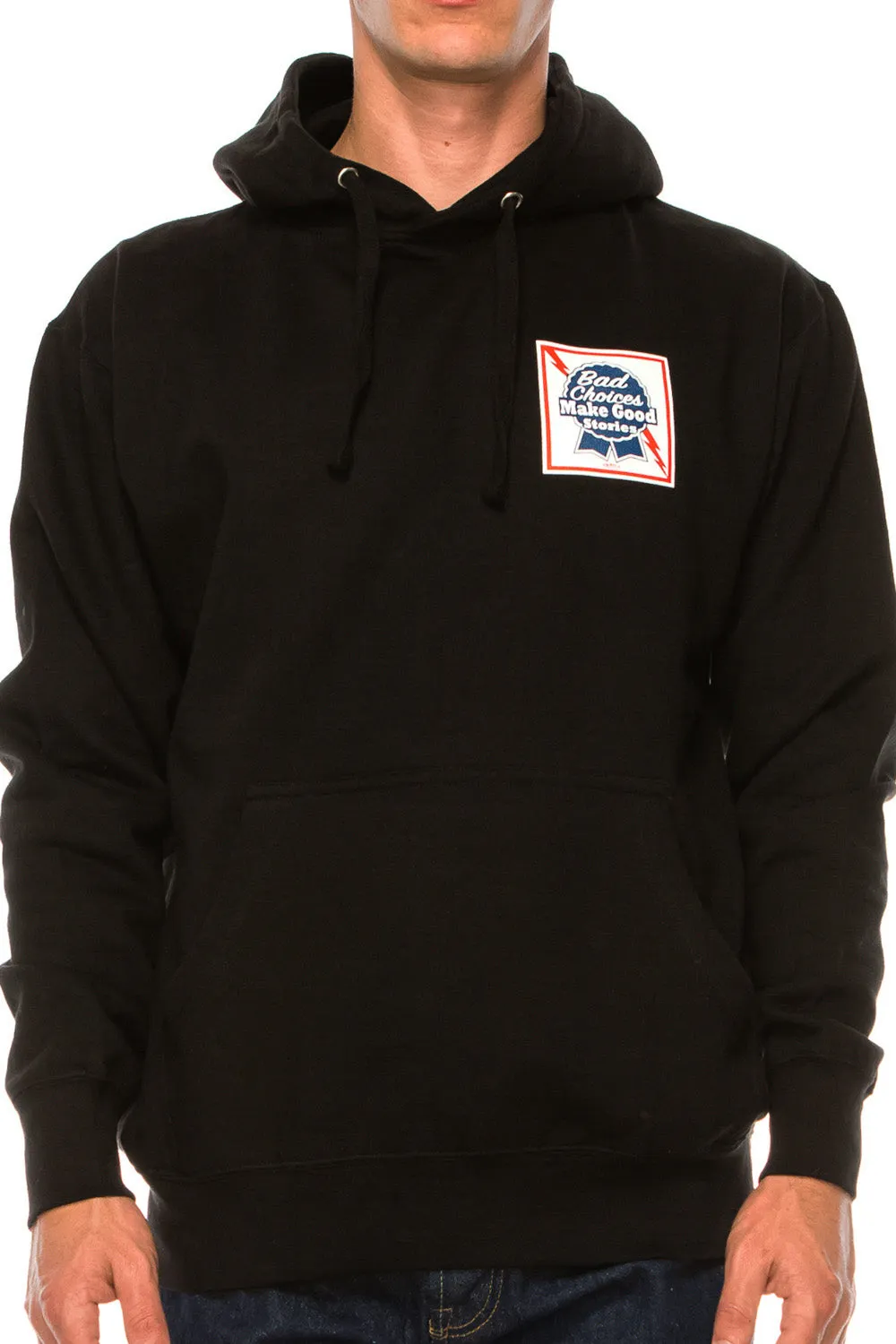 BAD CHOICES MAKE GOOD STORIES PULL OVER HOODIE