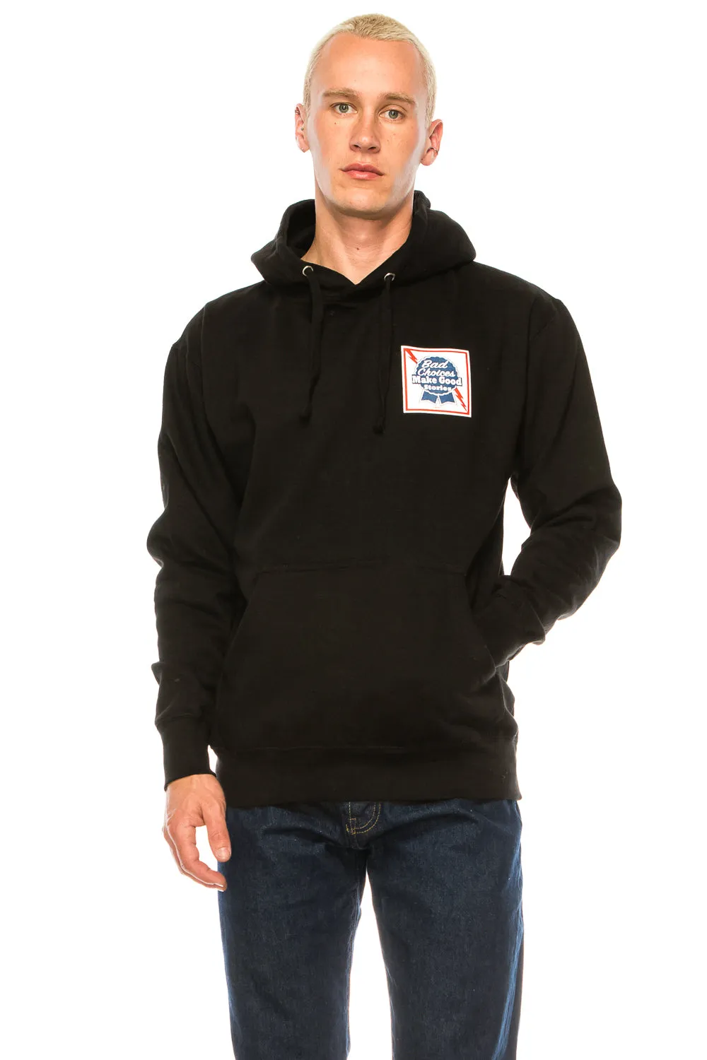 BAD CHOICES MAKE GOOD STORIES PULL OVER HOODIE