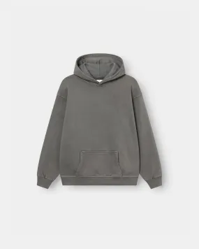 Blank Hoodie Washed Grey