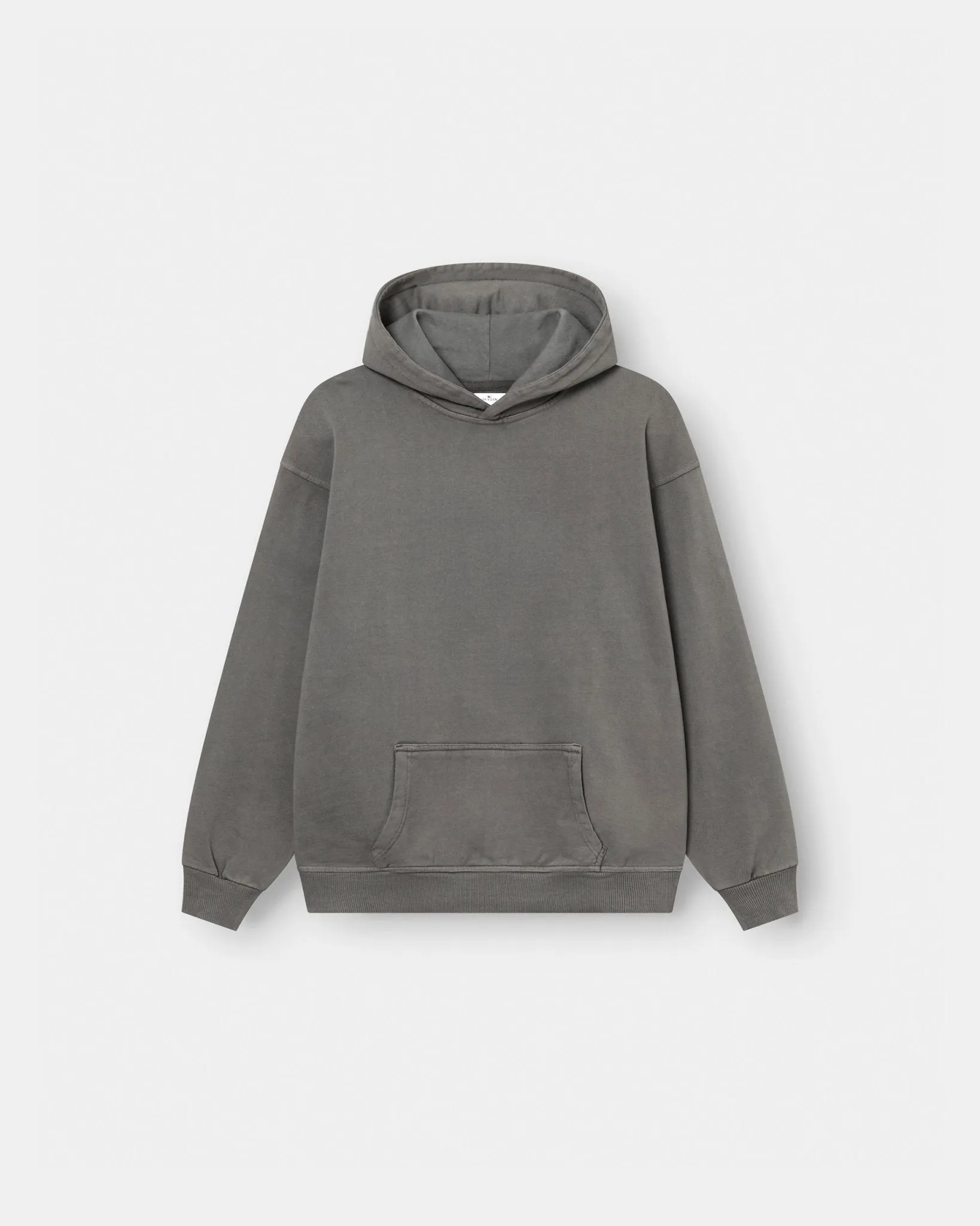 Blank Hoodie Washed Grey
