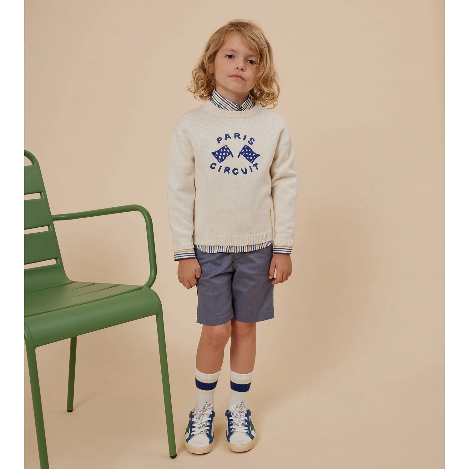 BONPOINT Fabion Paris Circuit Sweater