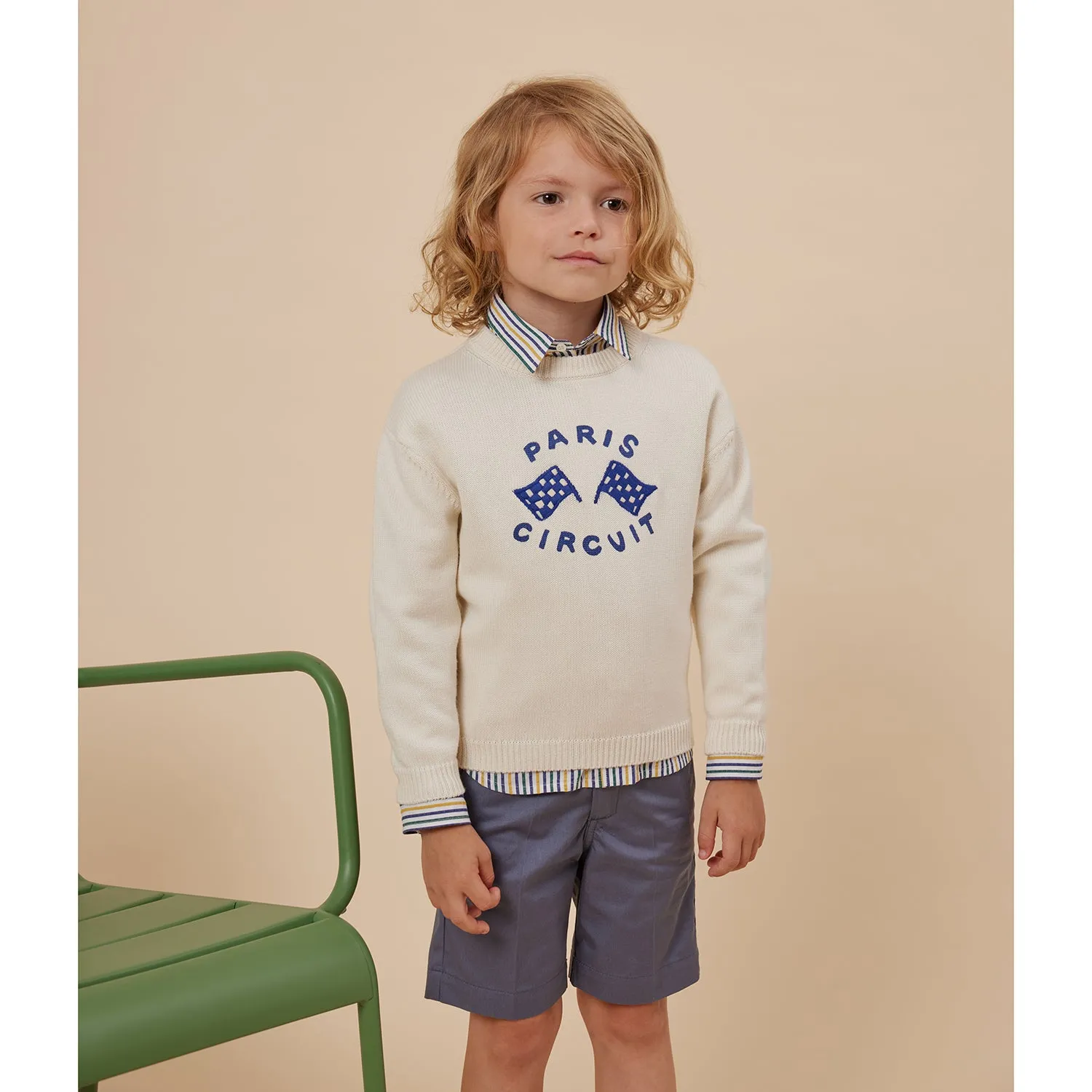 BONPOINT Fabion Paris Circuit Sweater