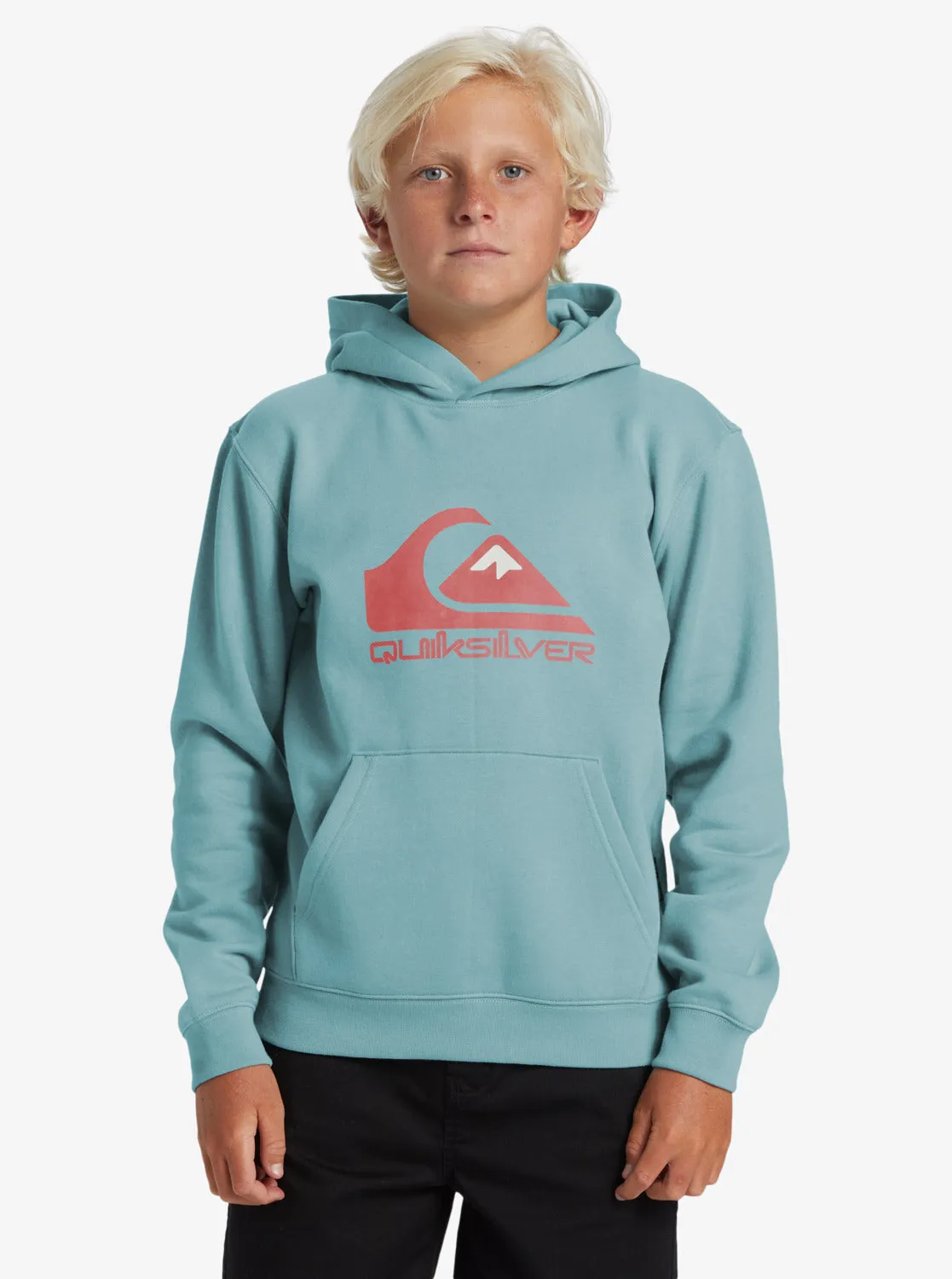 Boys 8-16 Big Logo Hoodie Pullover Sweatshirt - Marine Blue