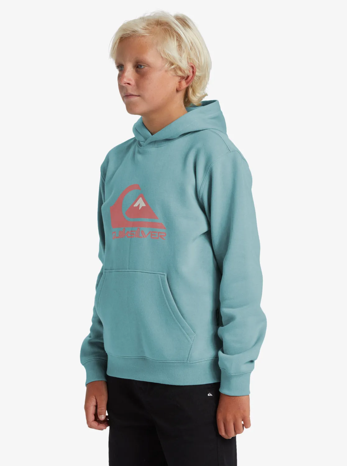 Boys 8-16 Big Logo Hoodie Pullover Sweatshirt - Marine Blue