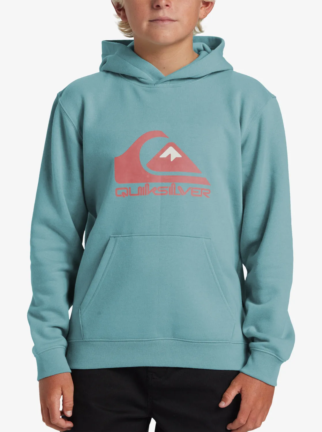 Boys 8-16 Big Logo Hoodie Pullover Sweatshirt - Marine Blue