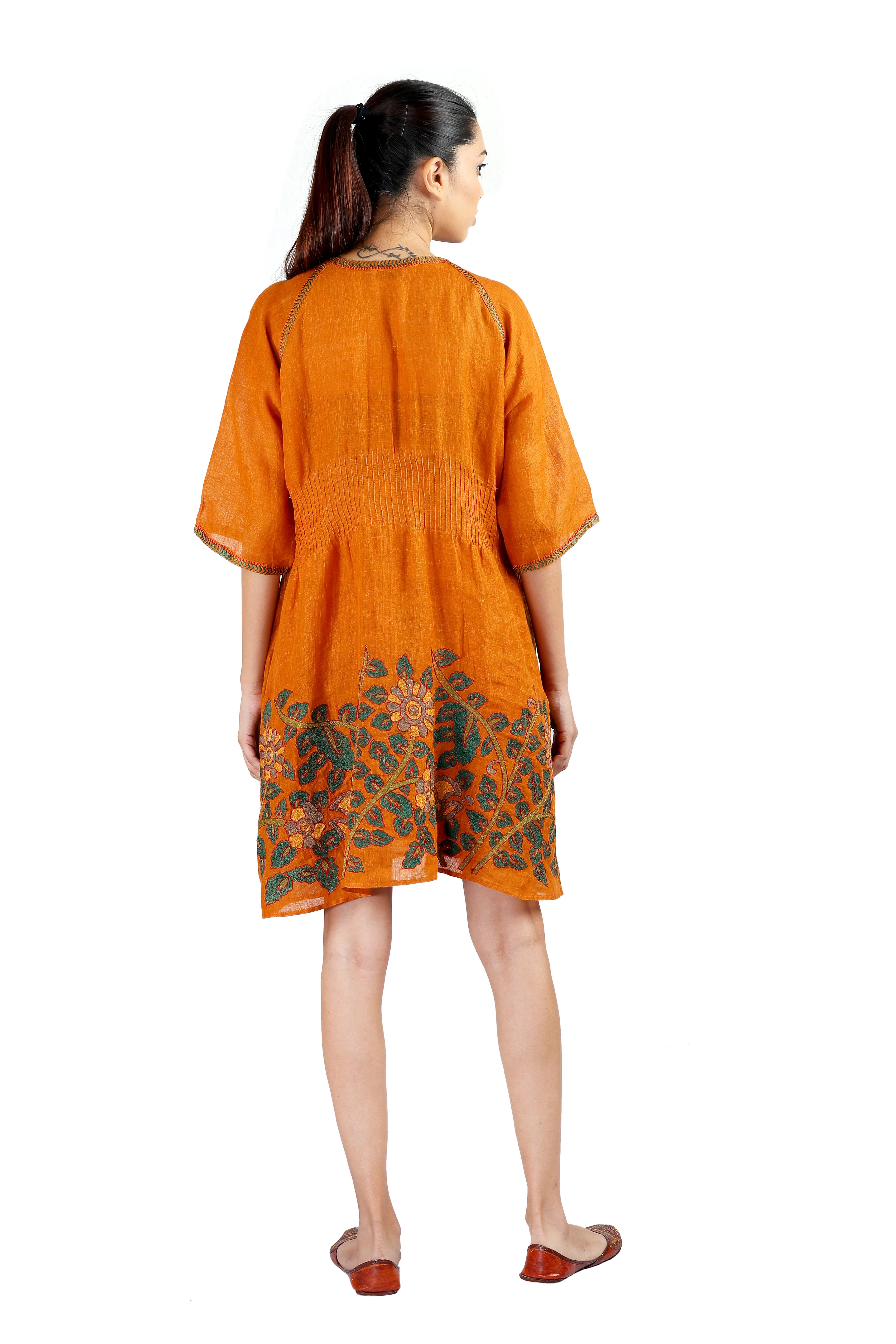 Burnt orange Dress