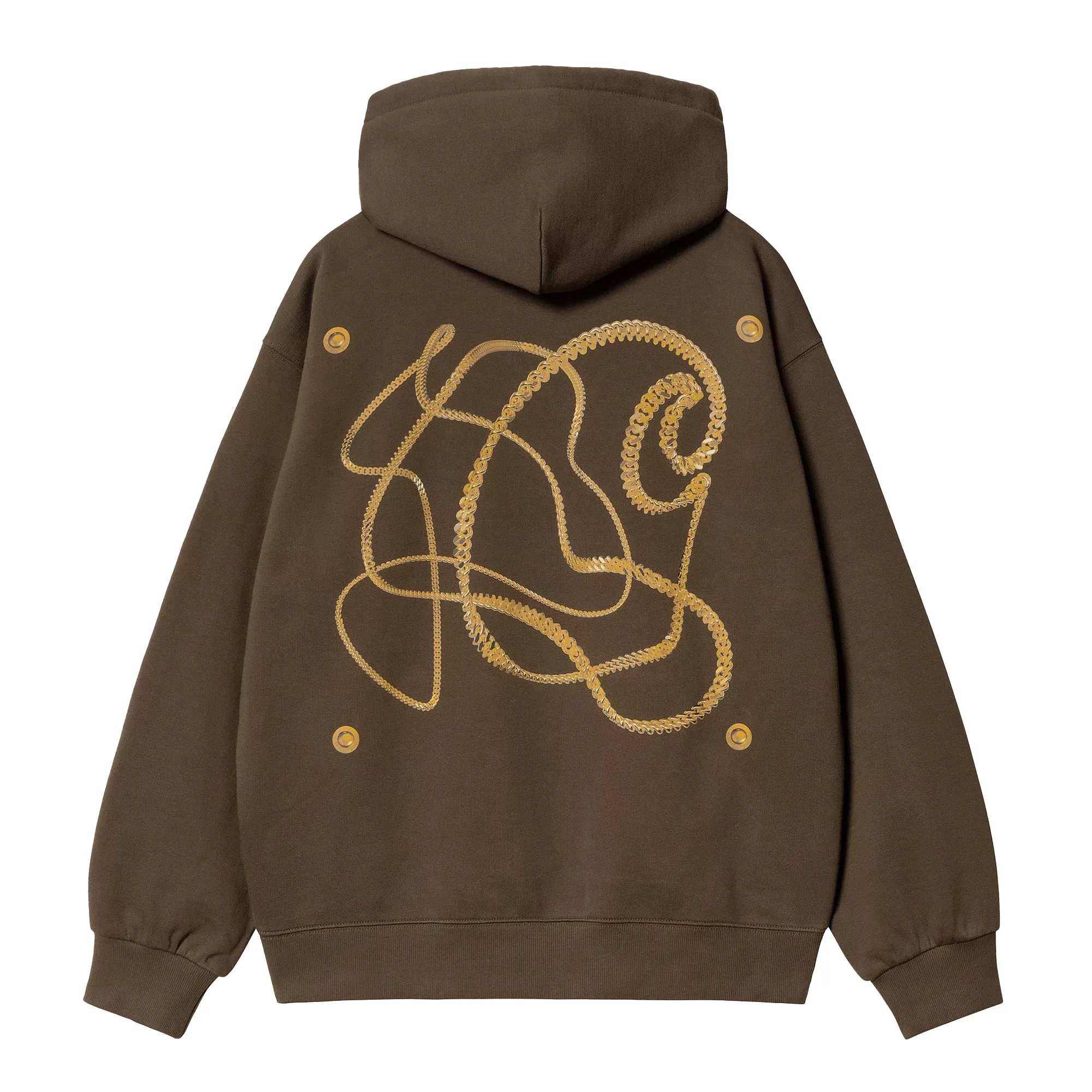 Carhartt WIP Hooded Charm Link Sweatshirt Liberica/Gold