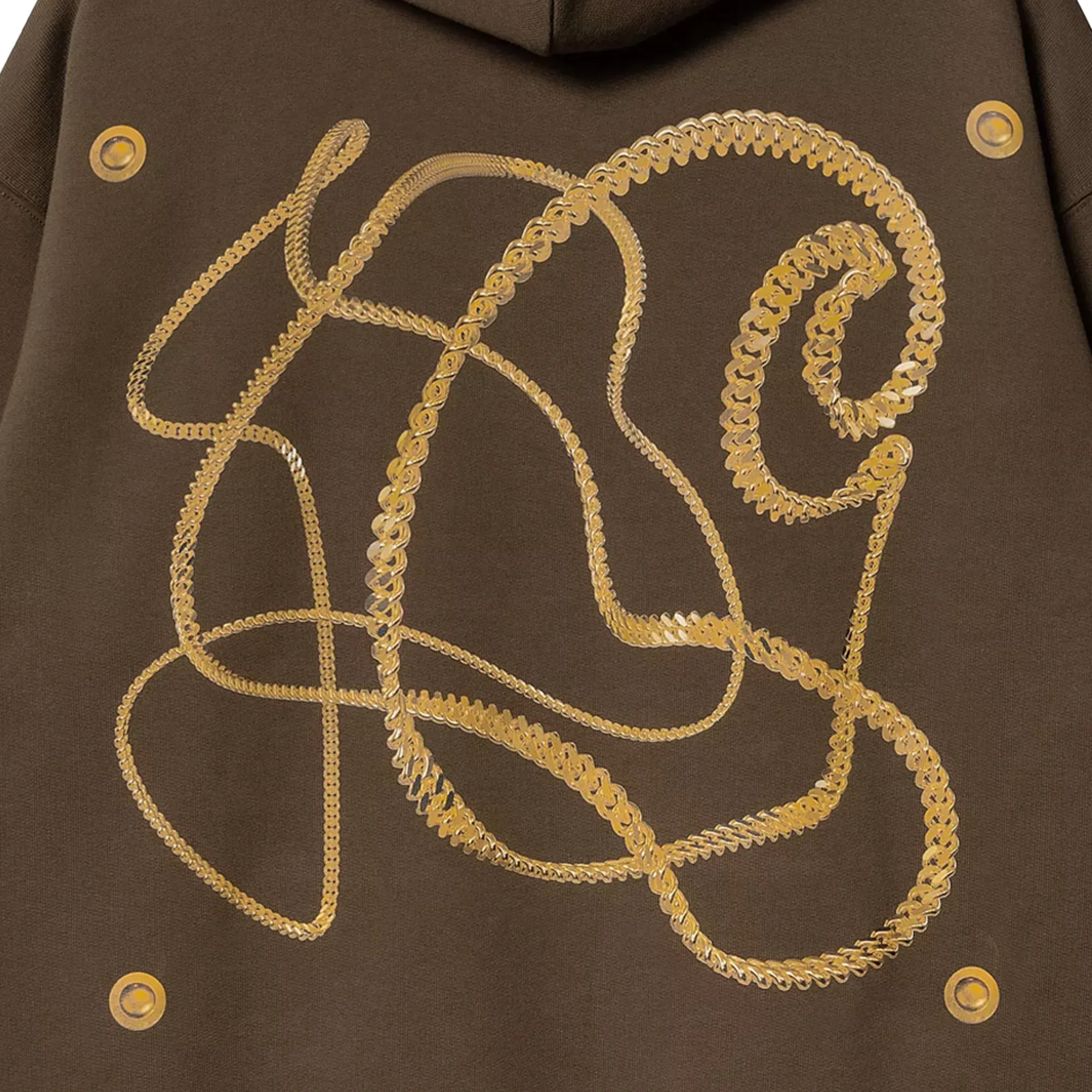 Carhartt WIP Hooded Charm Link Sweatshirt Liberica/Gold