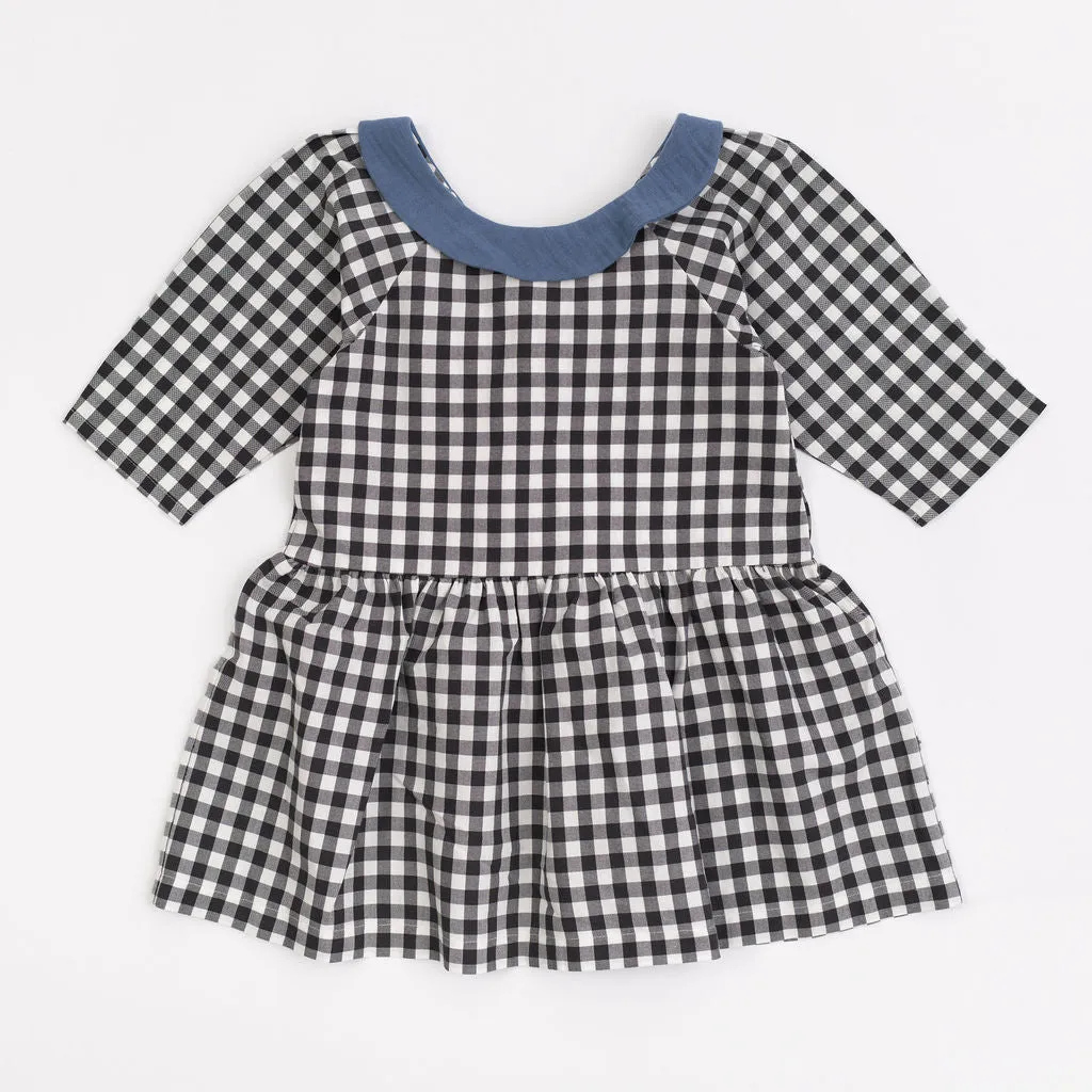 Celebration Dress in Shadow Gingham