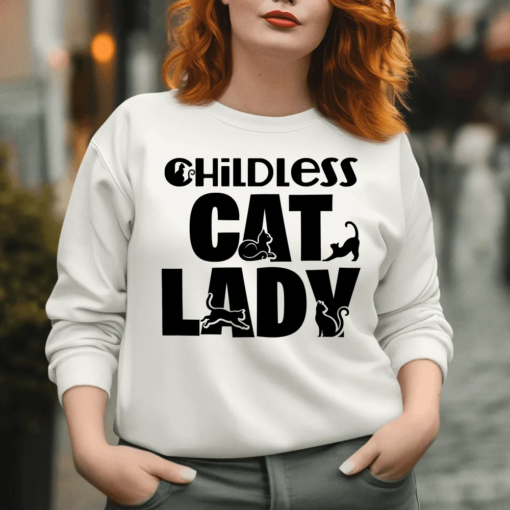 Childless Cat Lady Shirt, Childless Cat Lady Sweatshirt, Cat Lover Shirt