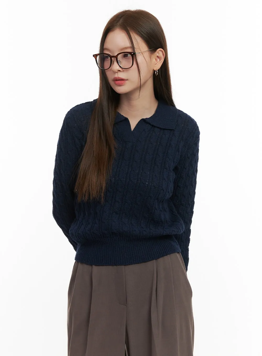 Cozy Cable Knit Sweater OD417