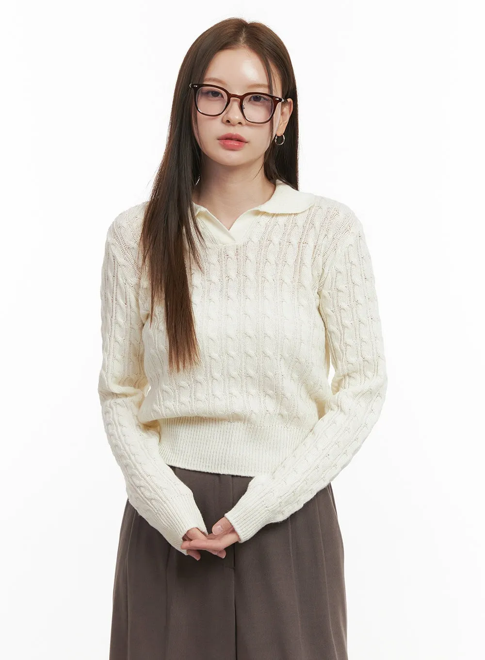 Cozy Cable Knit Sweater OD417