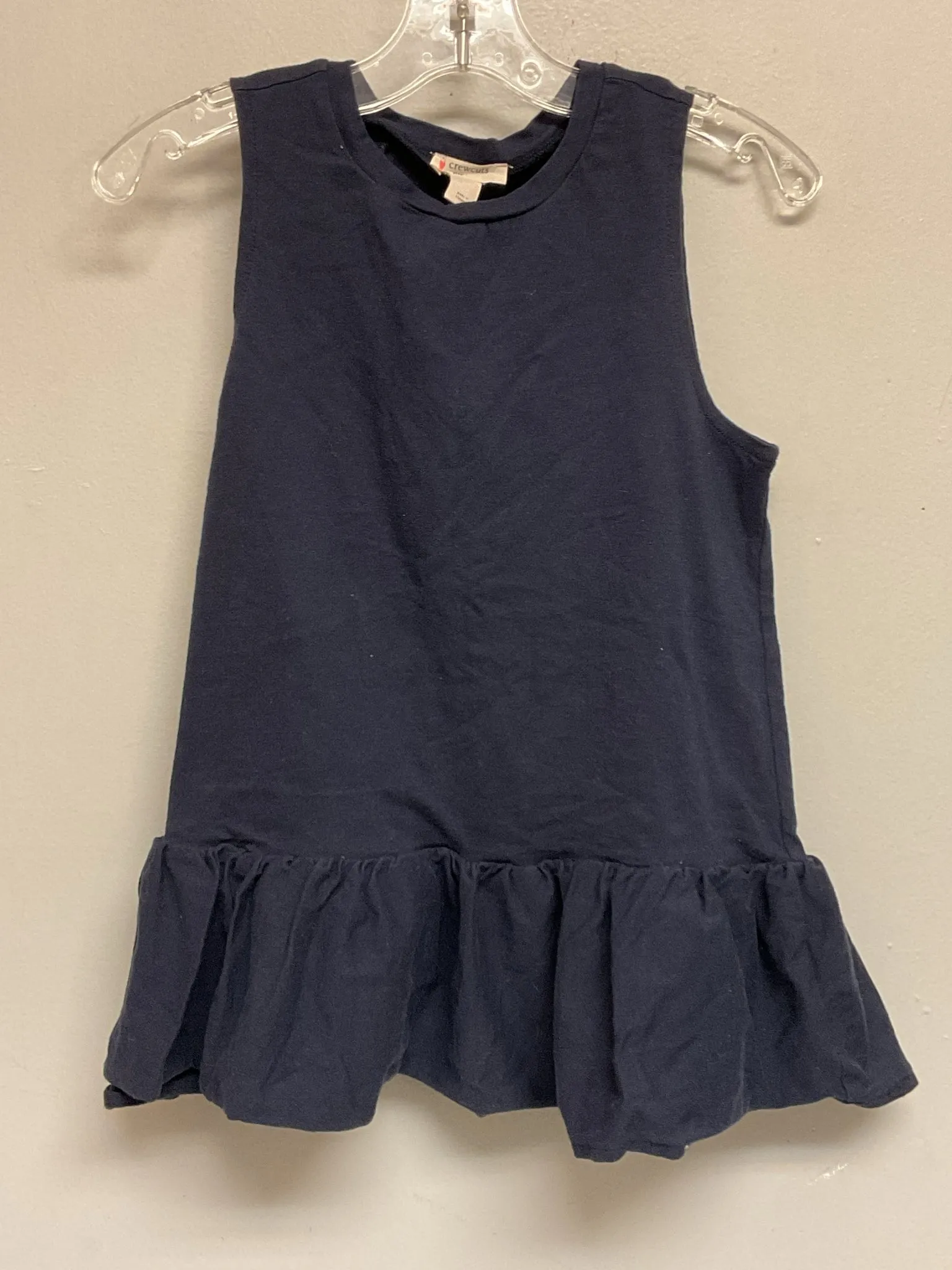 Crew Cuts Size 10 Navy Cotton Big Girls Tees/Polos/Tunics