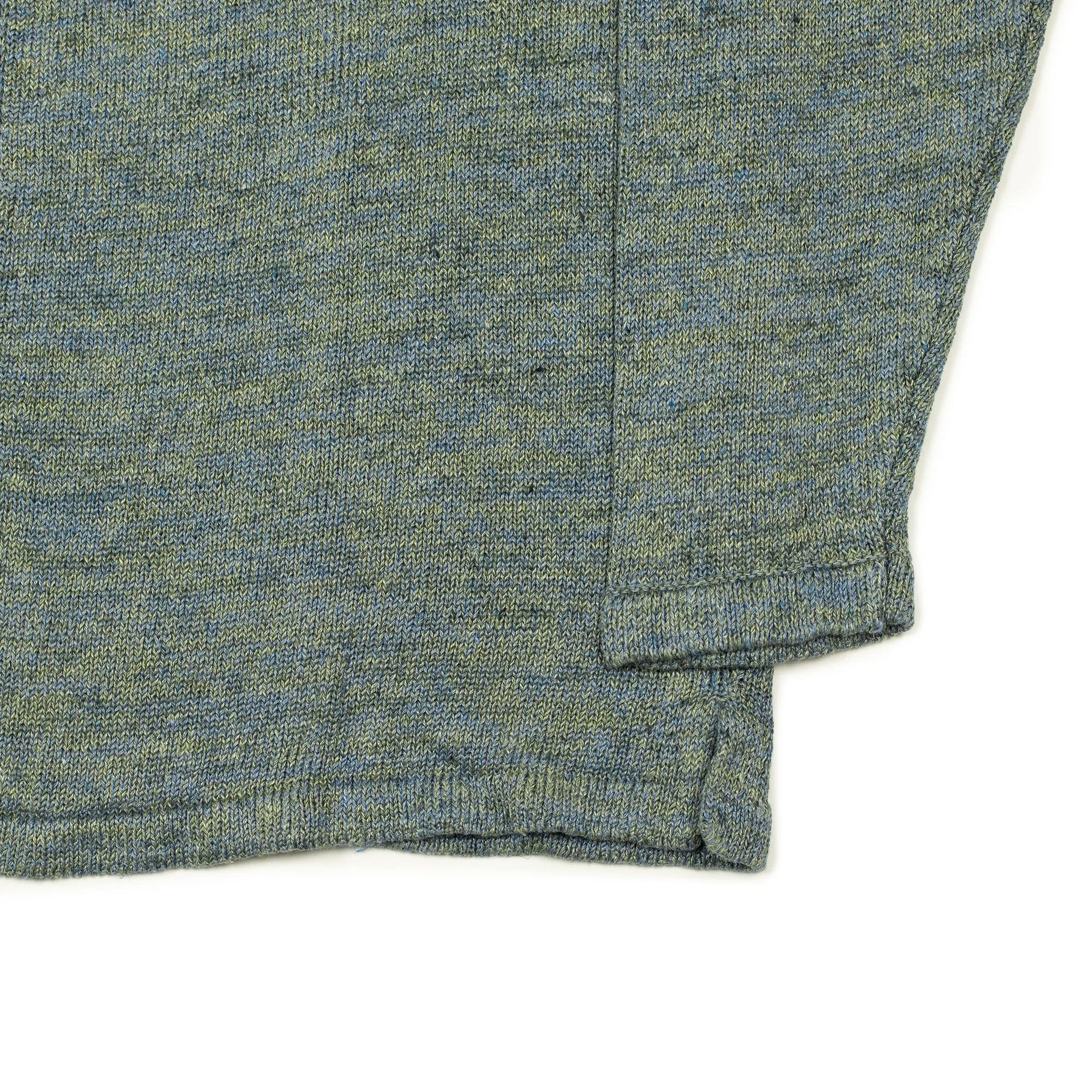 Easy cardigan in Oyster blue-green linen