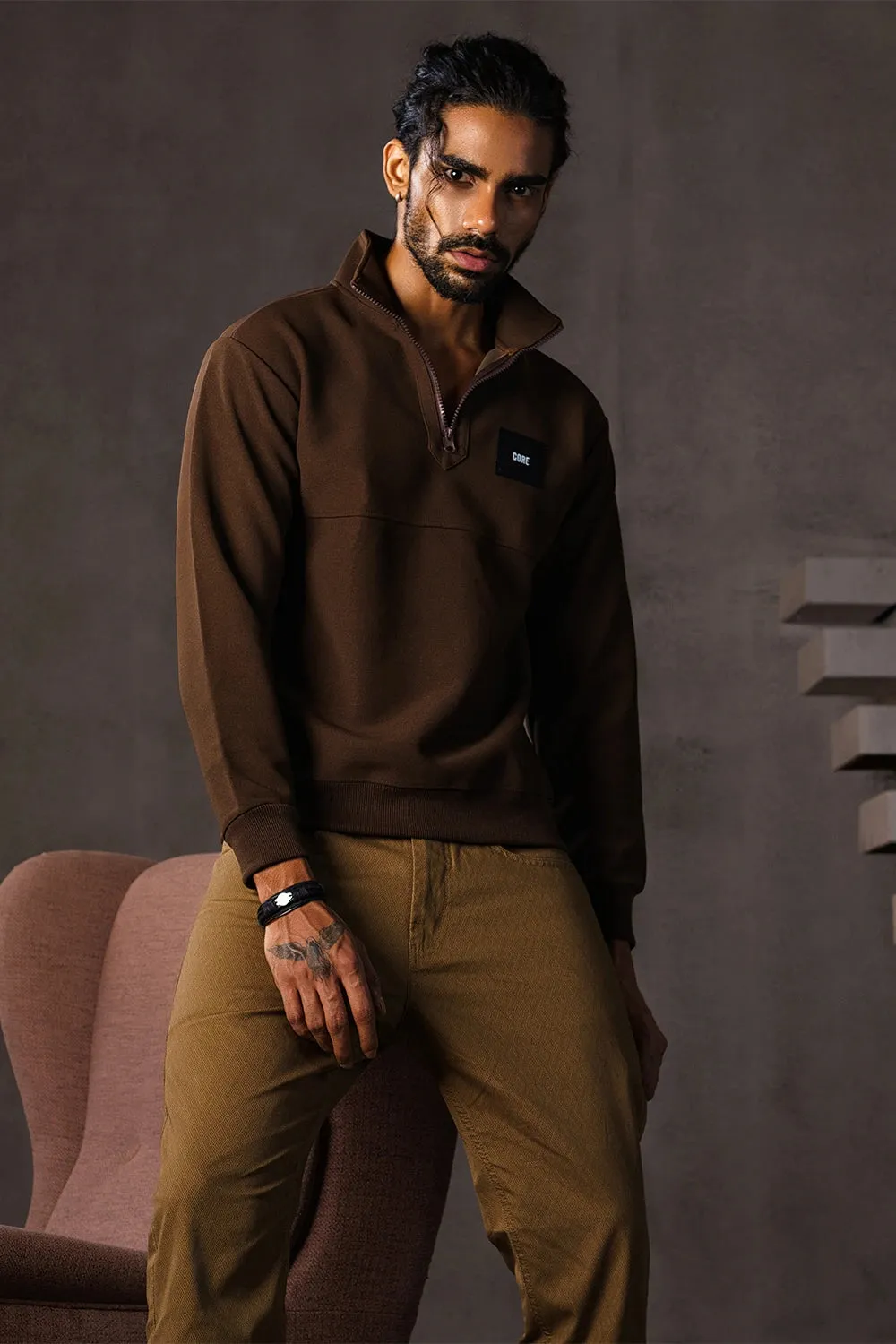 Half Zip Sweatshirt