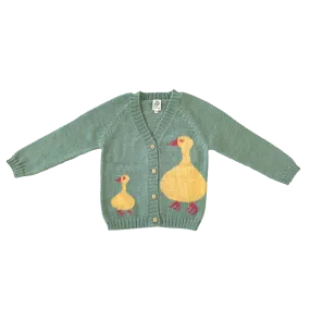 Nanay Ducks on Moss Cardigan