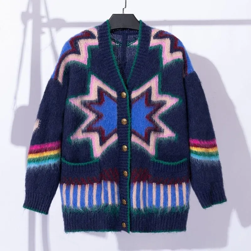 Pre Order:  Rainbow Knitted Cardigan