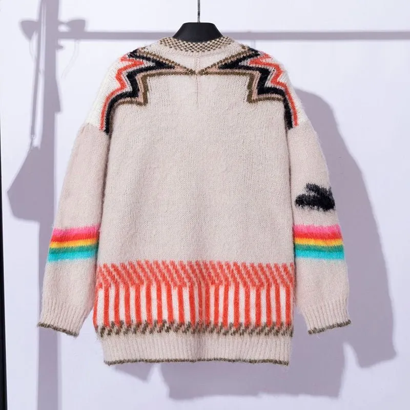 Pre Order:  Rainbow Knitted Cardigan
