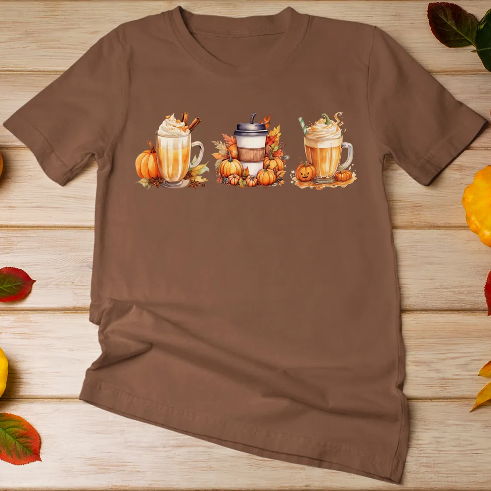 Pumkin Spice tshirt , Pumkin Spice Latte, Iced Latte Fall tshirt