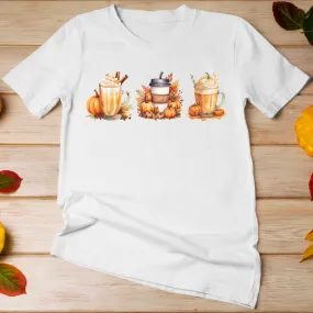 Pumkin Spice tshirt , Pumkin Spice Latte, Iced Latte Fall tshirt
