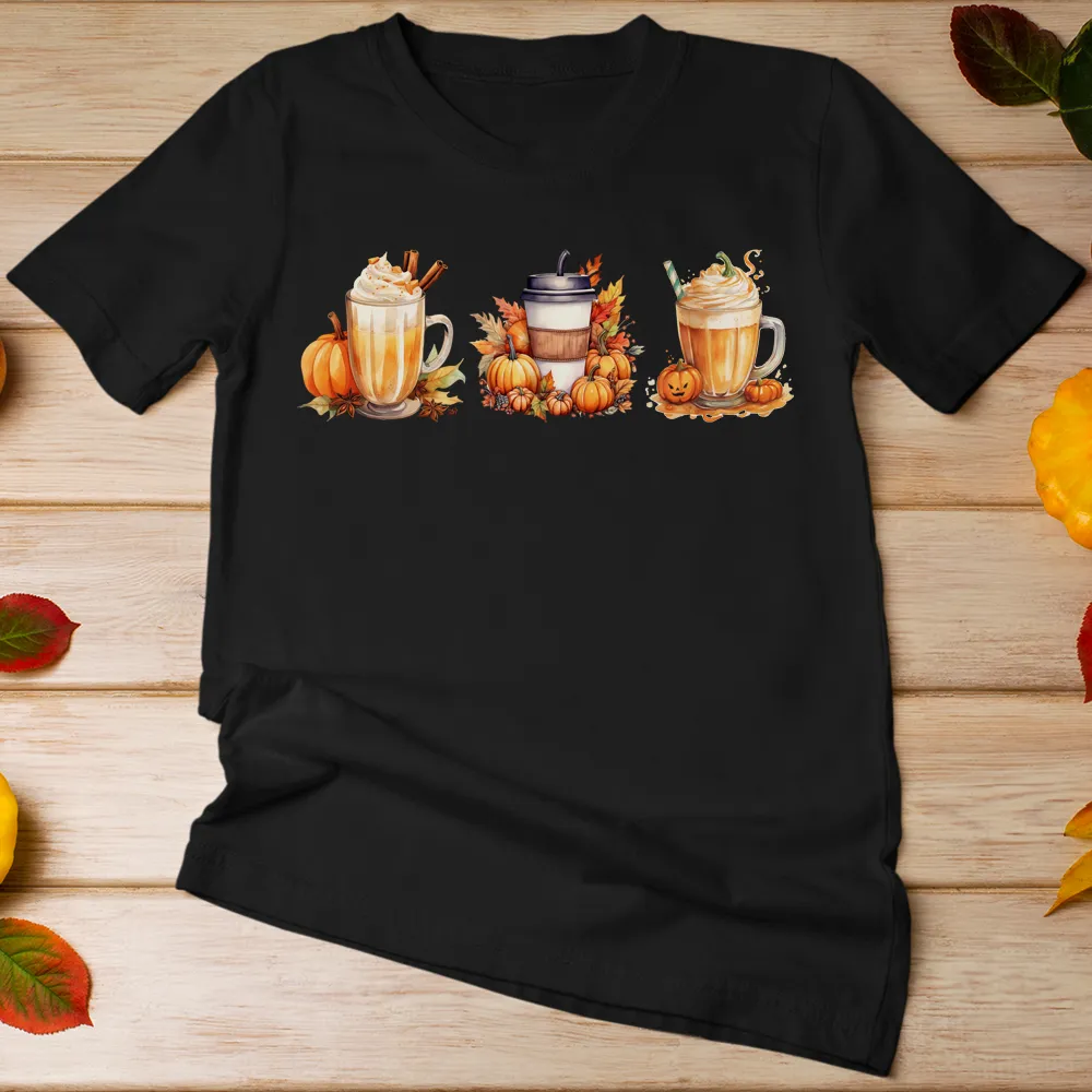 Pumkin Spice tshirt , Pumkin Spice Latte, Iced Latte Fall tshirt