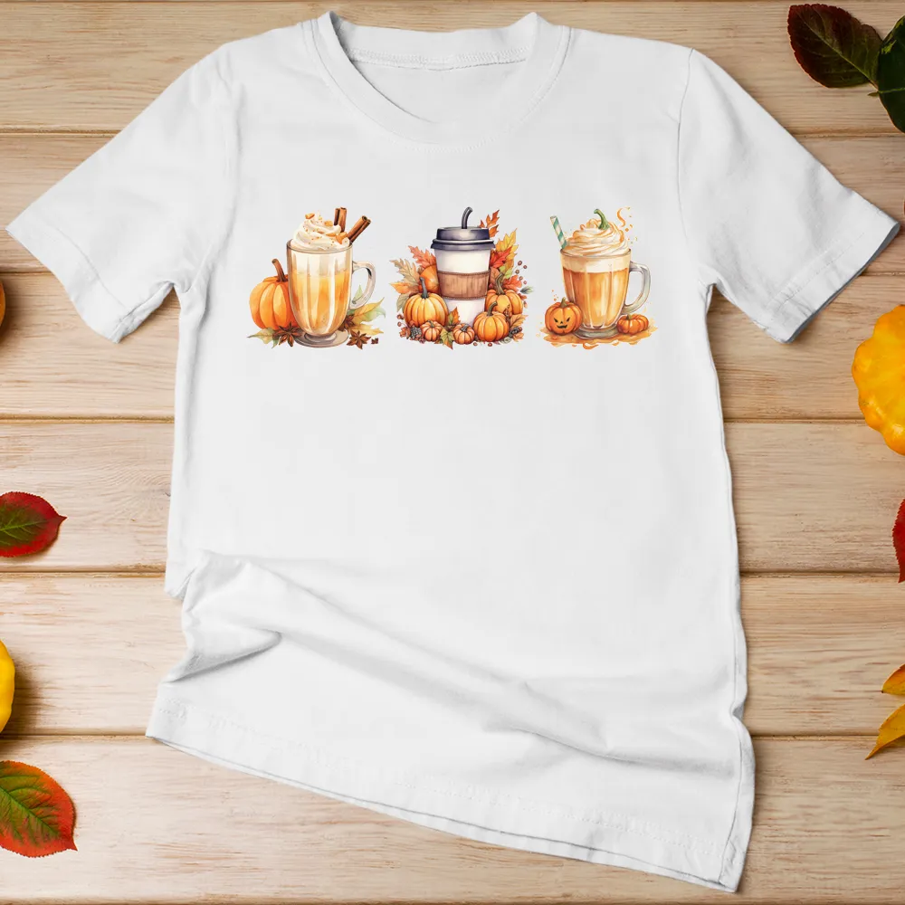 Pumkin Spice tshirt , Pumkin Spice Latte, Iced Latte Fall tshirt