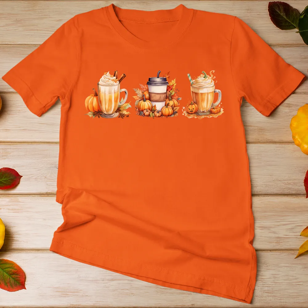 Pumkin Spice tshirt , Pumkin Spice Latte, Iced Latte Fall tshirt