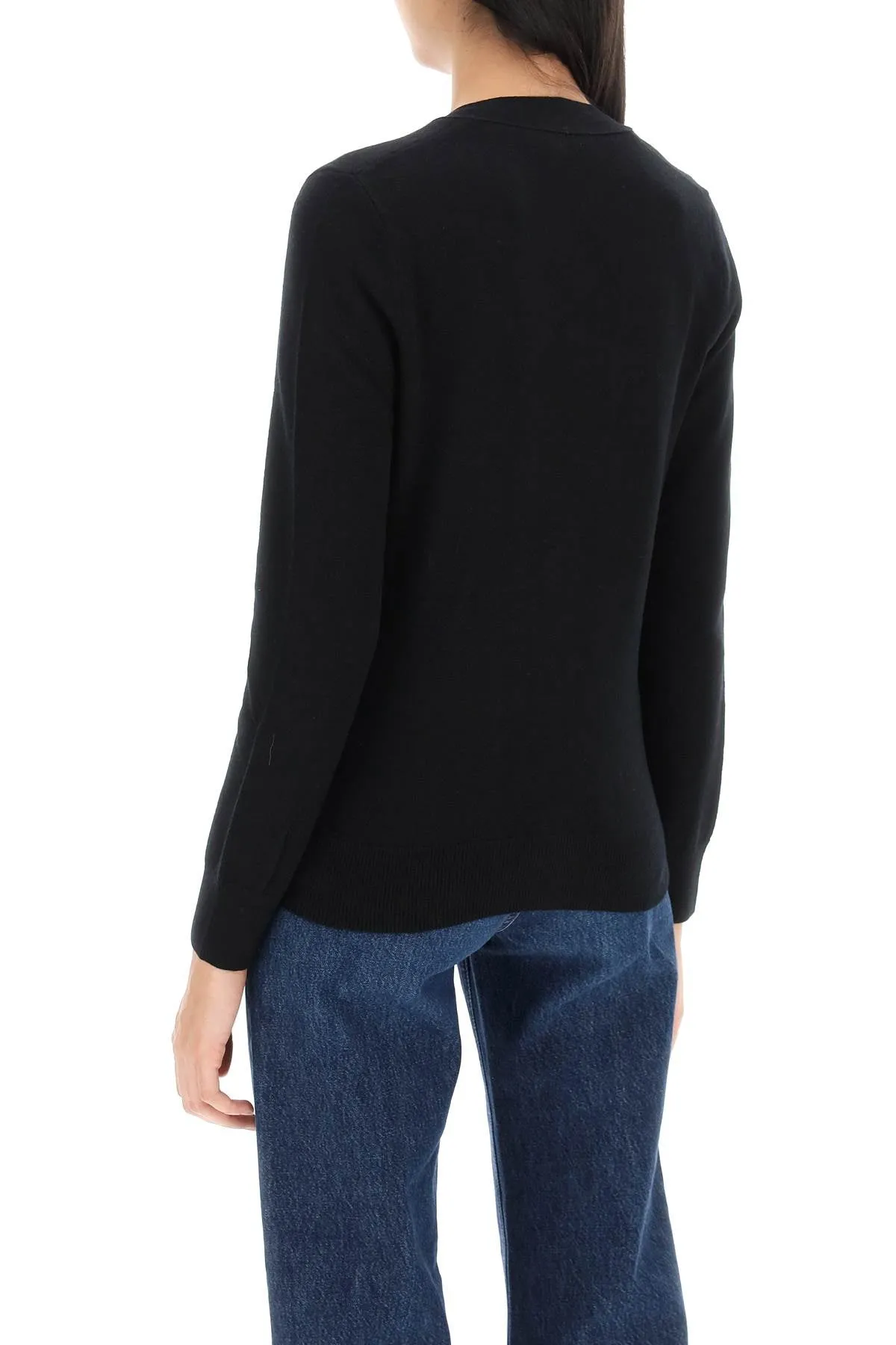 "merino wool louisa card WVBBY F22239 BLACK