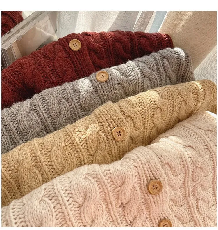 Round neck sleeveless knitted vest for women outer wear sweater vest     S5030