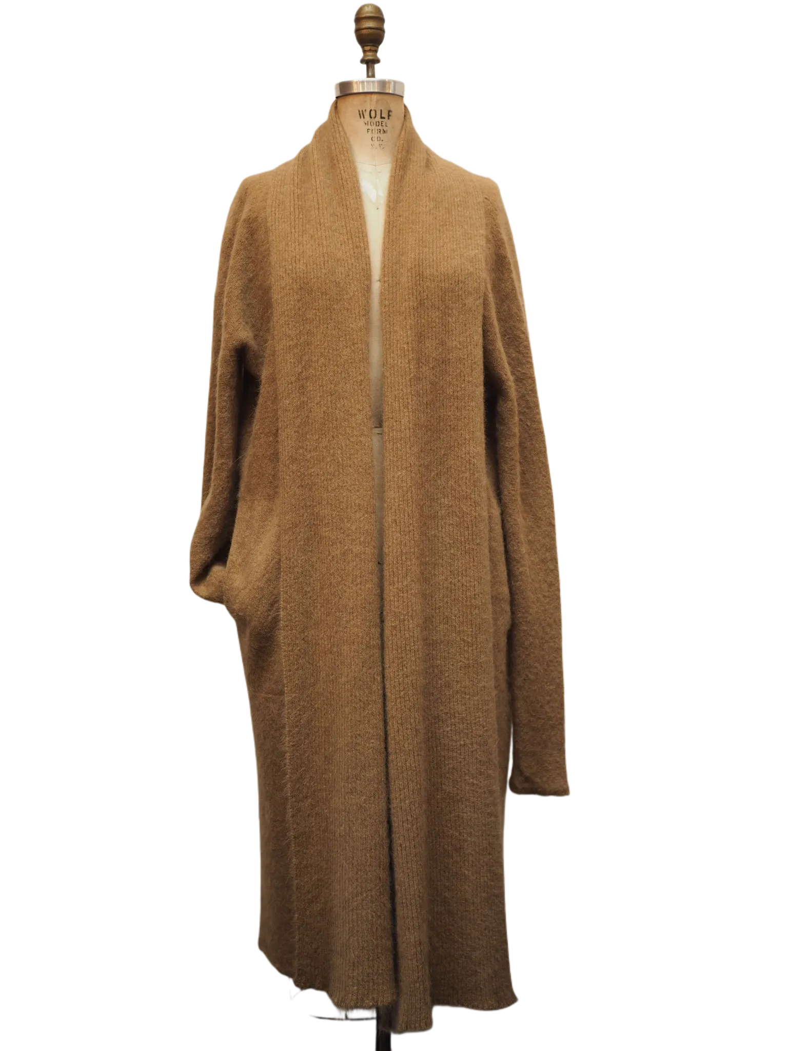 Shawl collar Luxe cardi (Alpaca)- Black