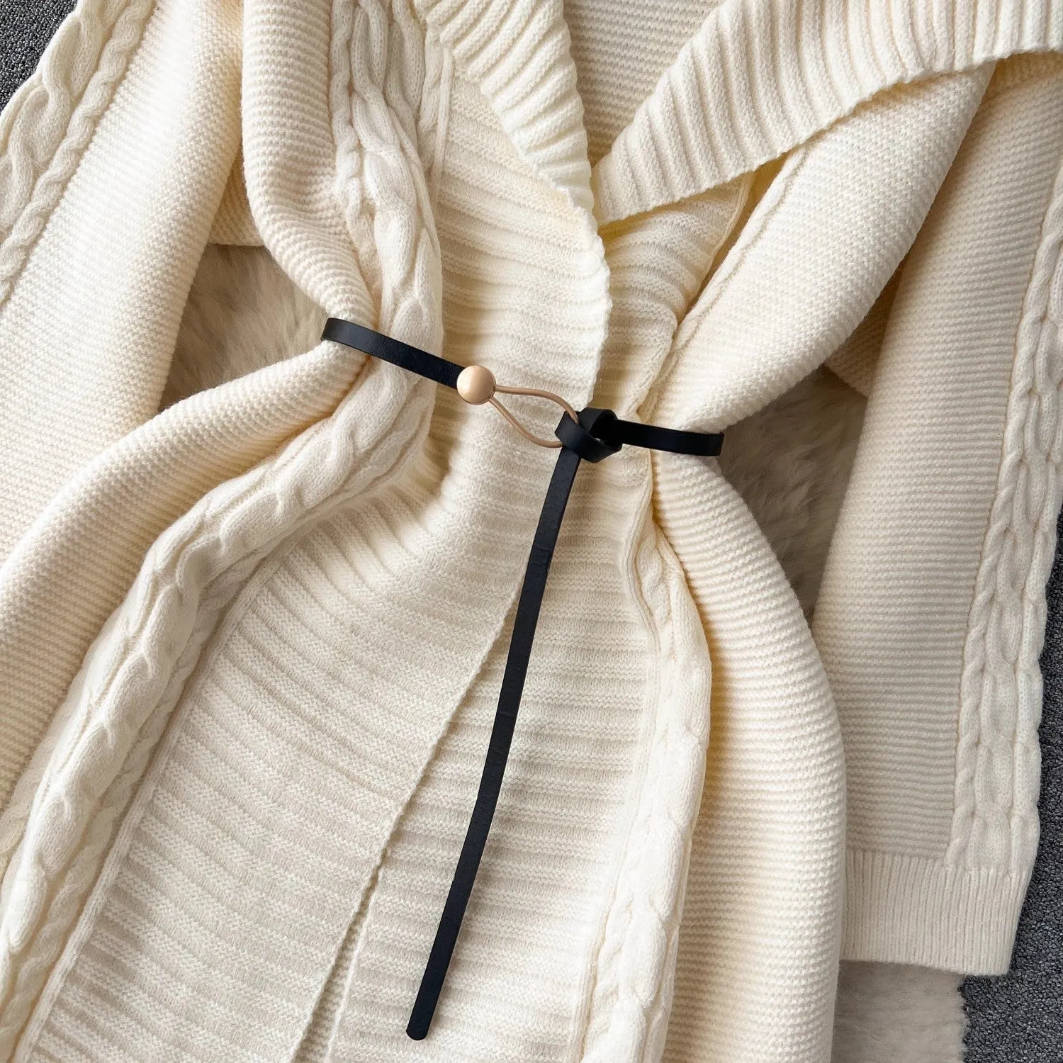 sweater jacket for women mid-length cardigan,  knitted sweater    S4533