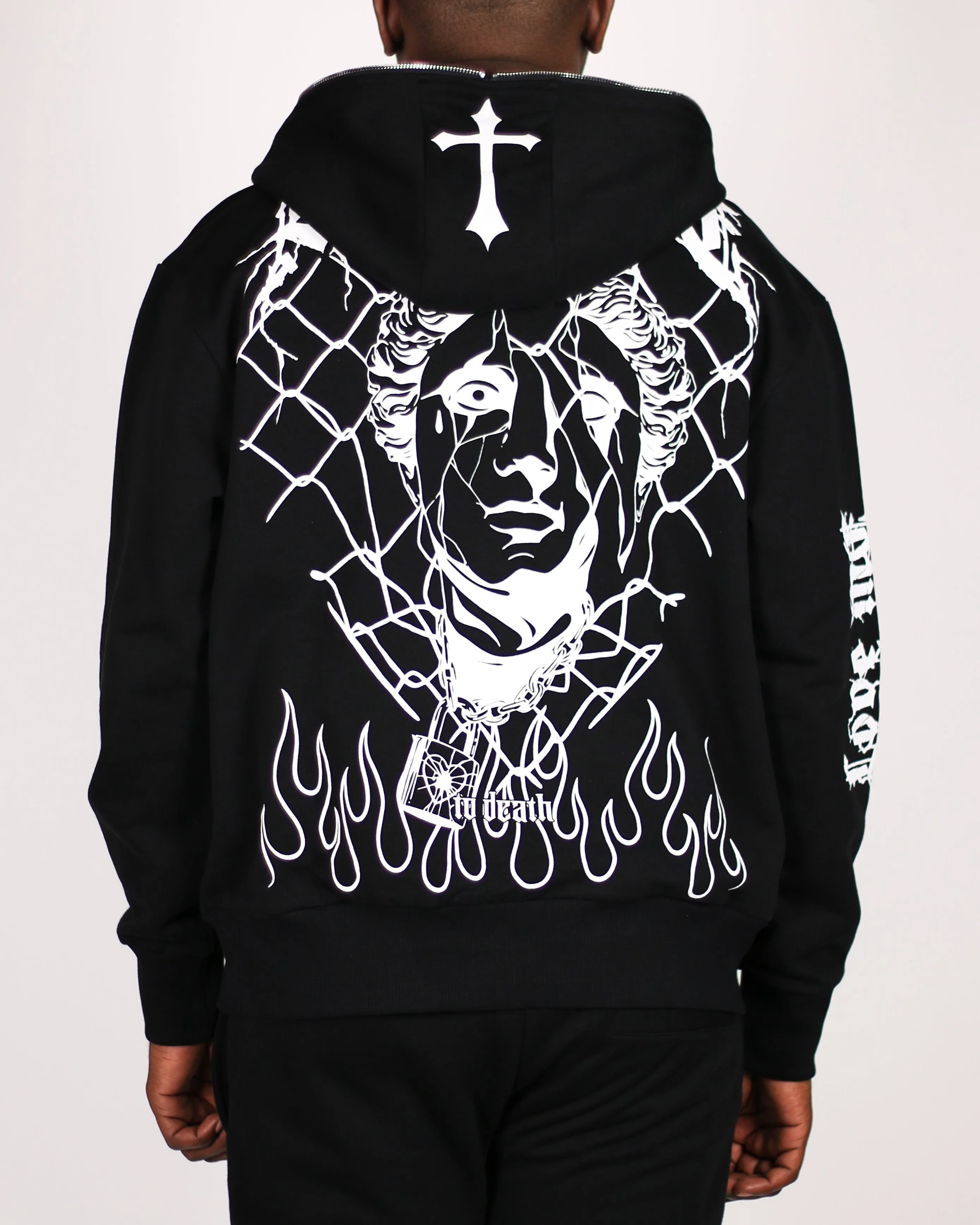 Trinity Kays Kulture Love Me To Death Men's Zip Up Hoodie