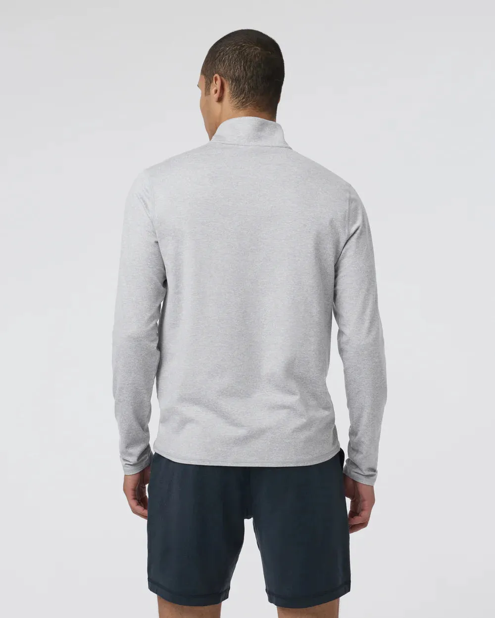 V2039 Ponto 1/2 Zip Mock Neck