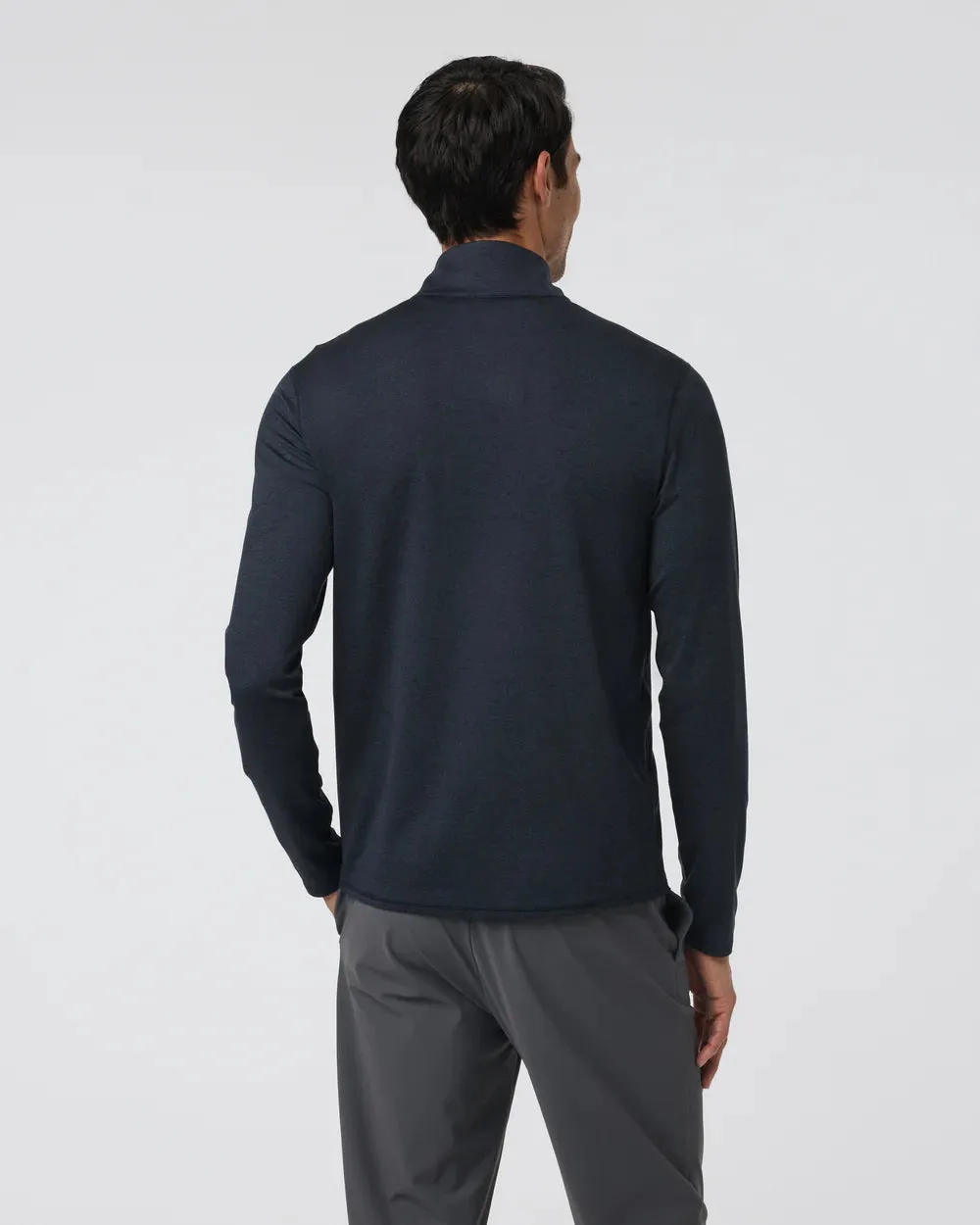 V2039 Ponto 1/2 Zip Mock Neck