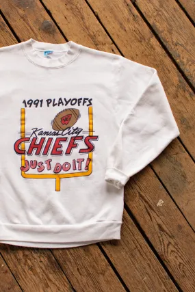 Vintage KC Chiefs 1991 Playoffs Bootleg Sweatshirt - Small