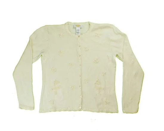 White On White-Small Christmas Sweater