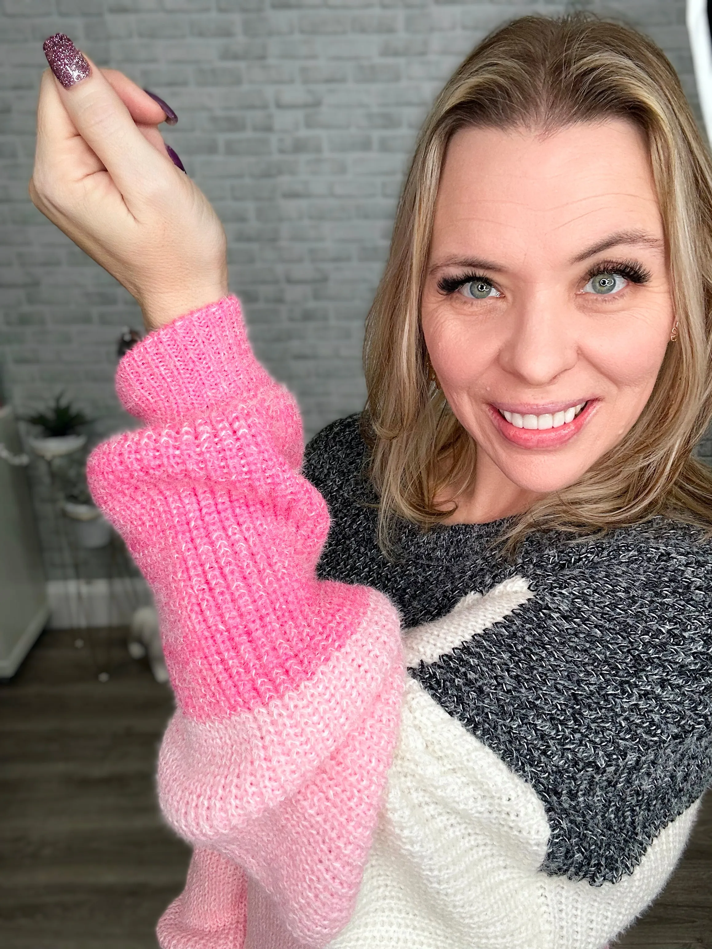 Wide Striped Cozy Knit Sweaters