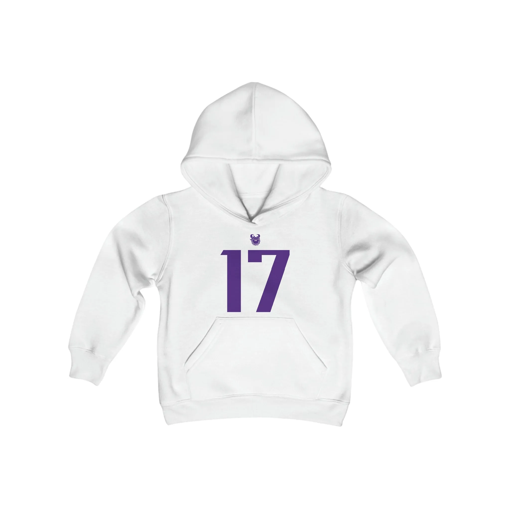 Youth Heavy Blend Hoodie - Jersey #17